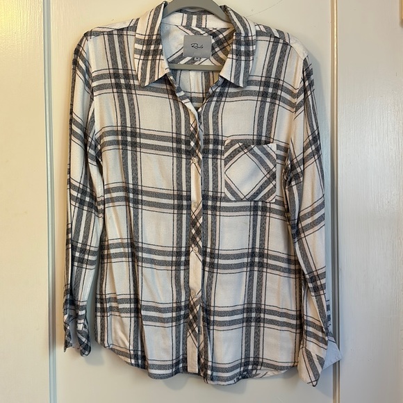 Rails Button Down - Pink/Blue Plaid - M - Picture 1 of 4